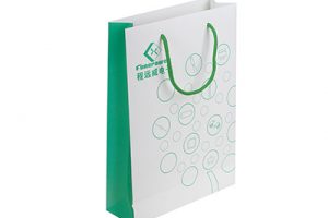 公司展會(huì)宣傳手提袋 綠(lǜ)色繩子(zǐ)