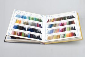 高(gāo)級繡花(huā)紗線樣品冊 服裝材料樣品展示冊