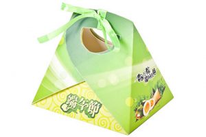 粽子(zǐ)包裝盒 單個(gè)裝 配絲帶 端午節禮盒